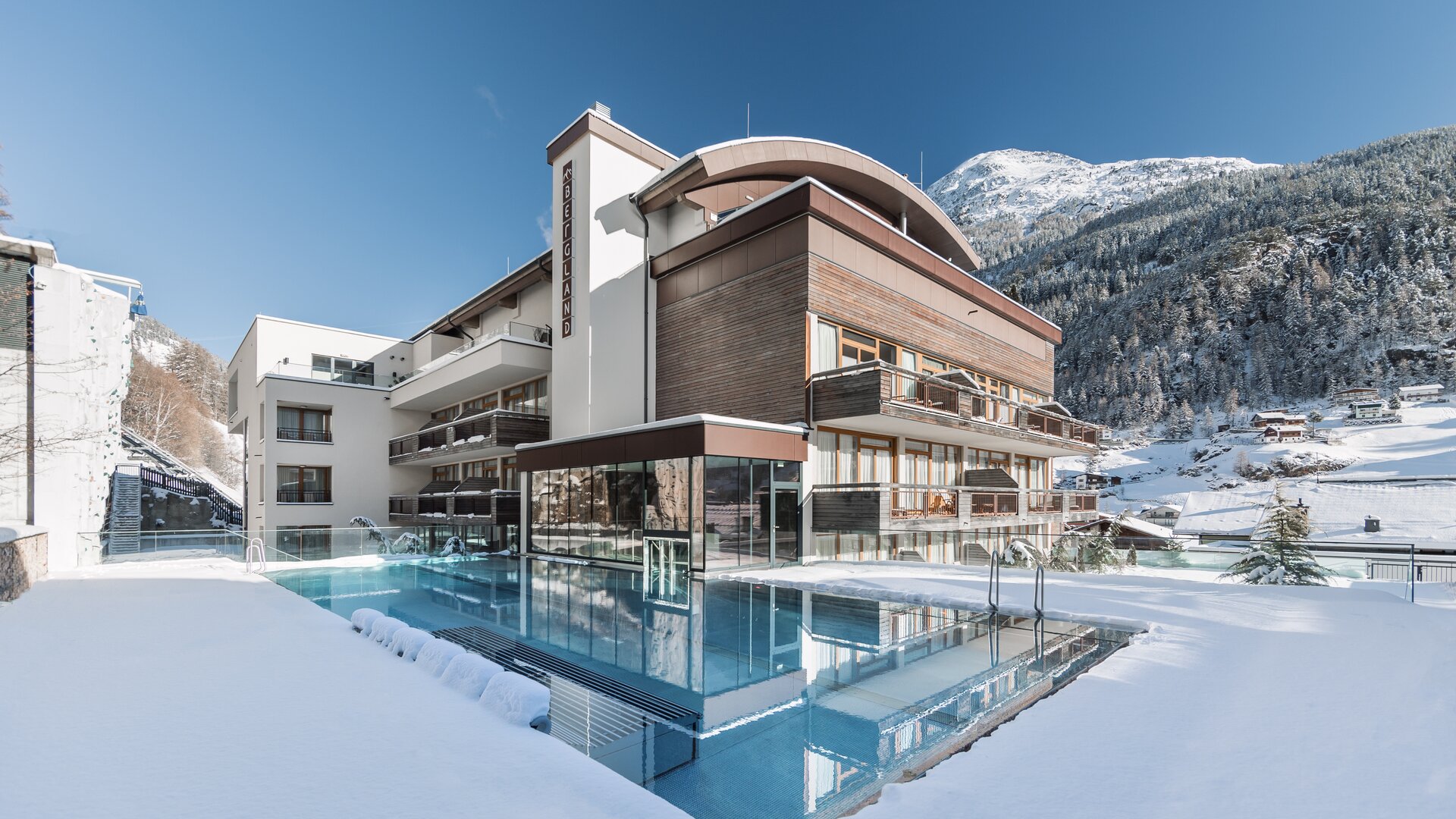 Hotel Bergland Sölden im Winter | © ROSSNER-Dominik Fotografie & Film